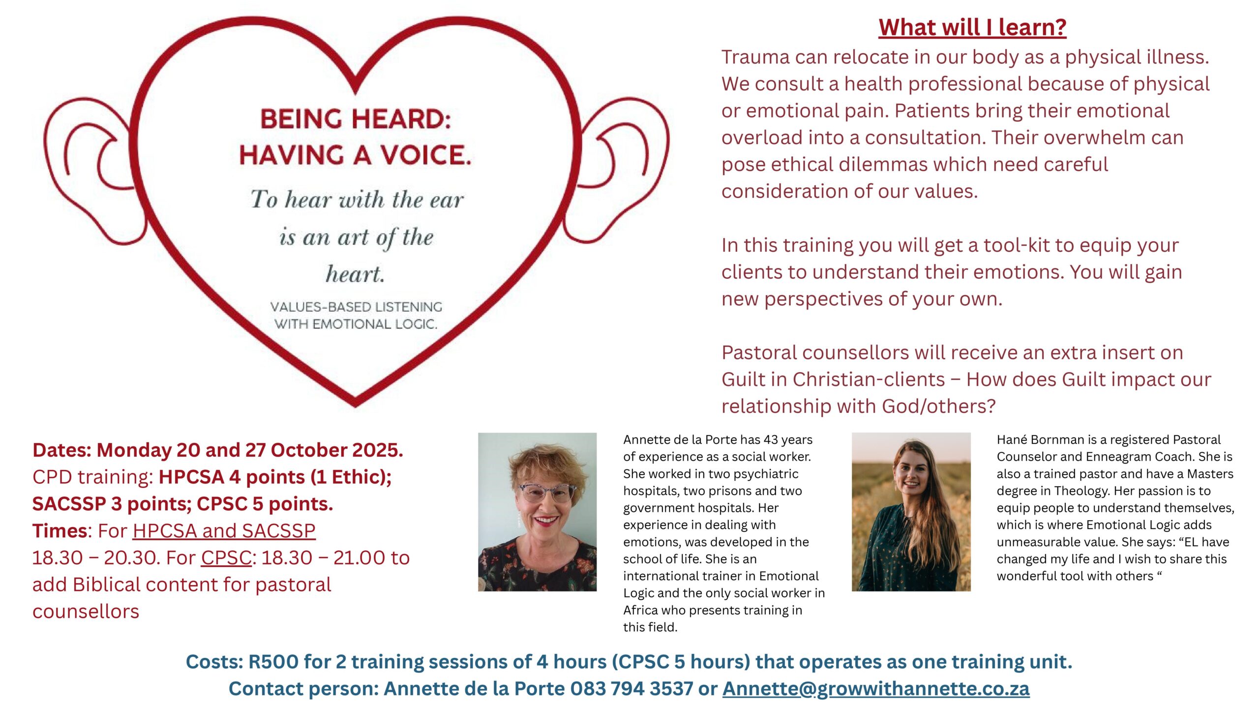 Helping Professions Training